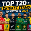 Top T20 Cricket Teams to Watch in 2026