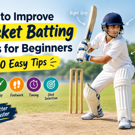 How to Improve Cricket Batting Skills for Beginners